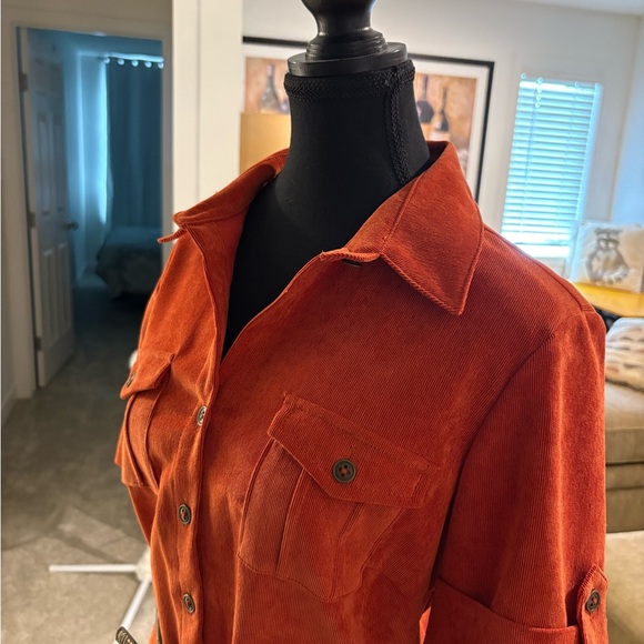 Woman’s shift dress with belt - Picture 3 of 3